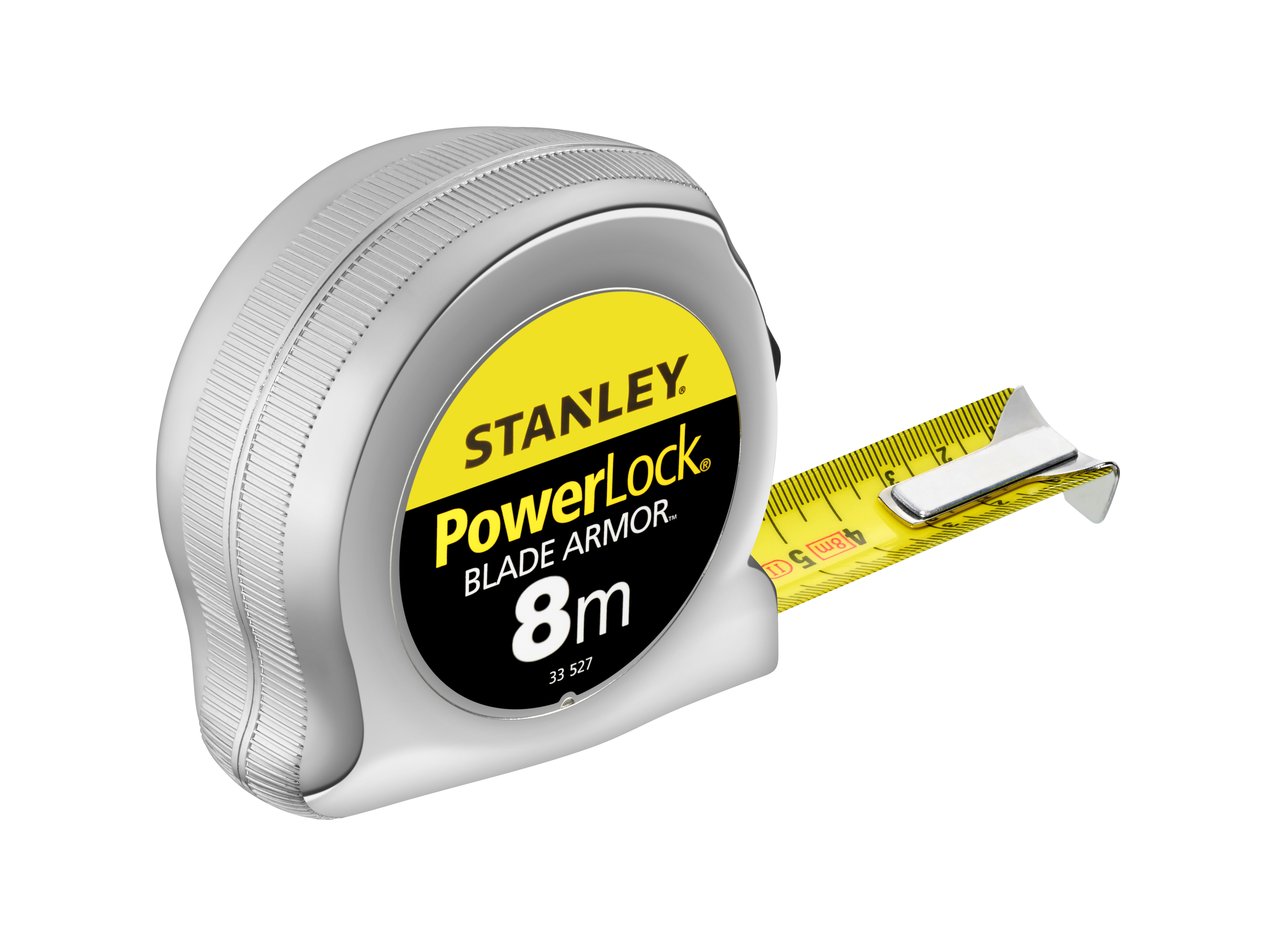 Stanley 0-33-527 powerlock juosta su ašmenų šarvais, 8 m