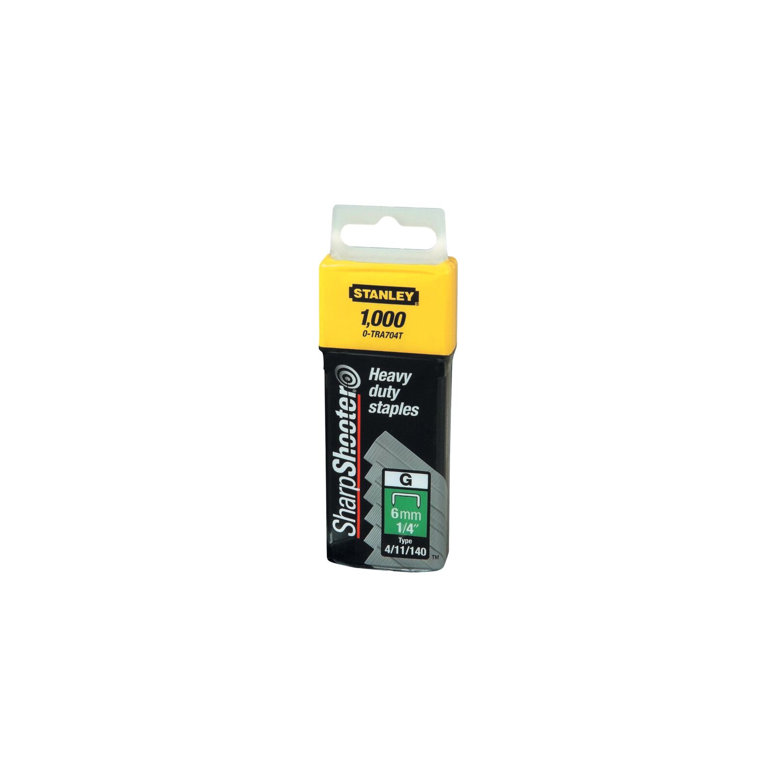 Kabės stanley 1-tra706t g-tipas 10mm, 1000vnt.