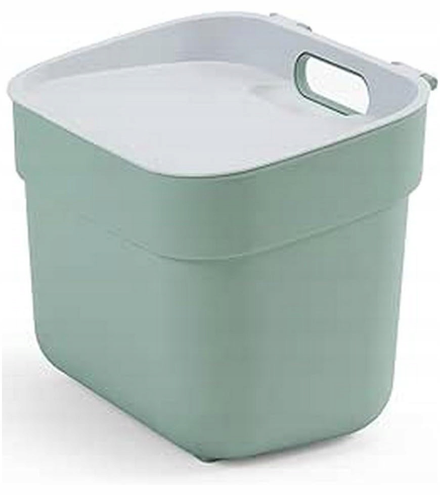 Atliekų konteineris, 5L žalias/šviesiai pilkas