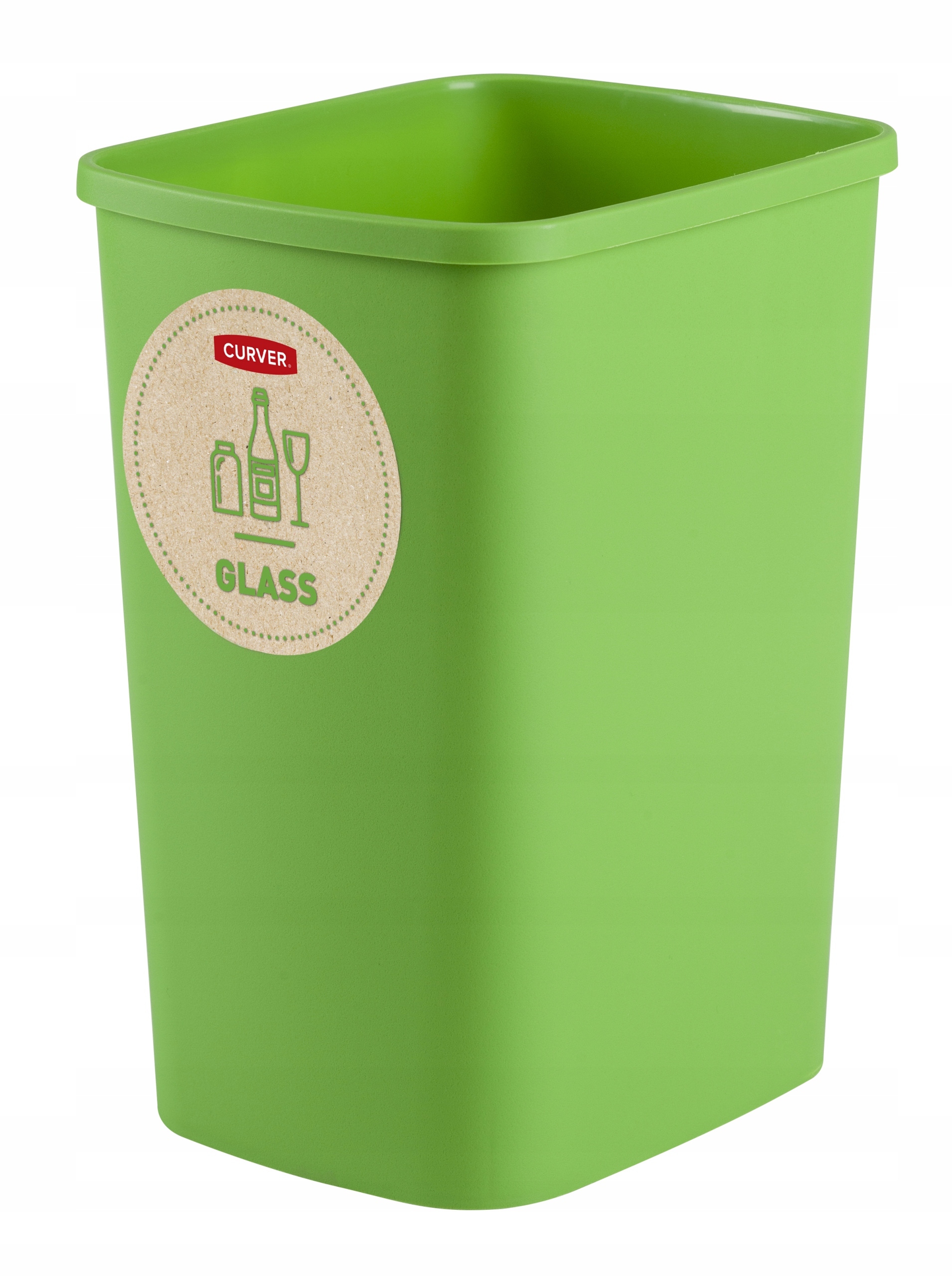 Deco Flip Bin 3x25L mėlynas/žalias/geltonas atliekų kibiras be dangčio