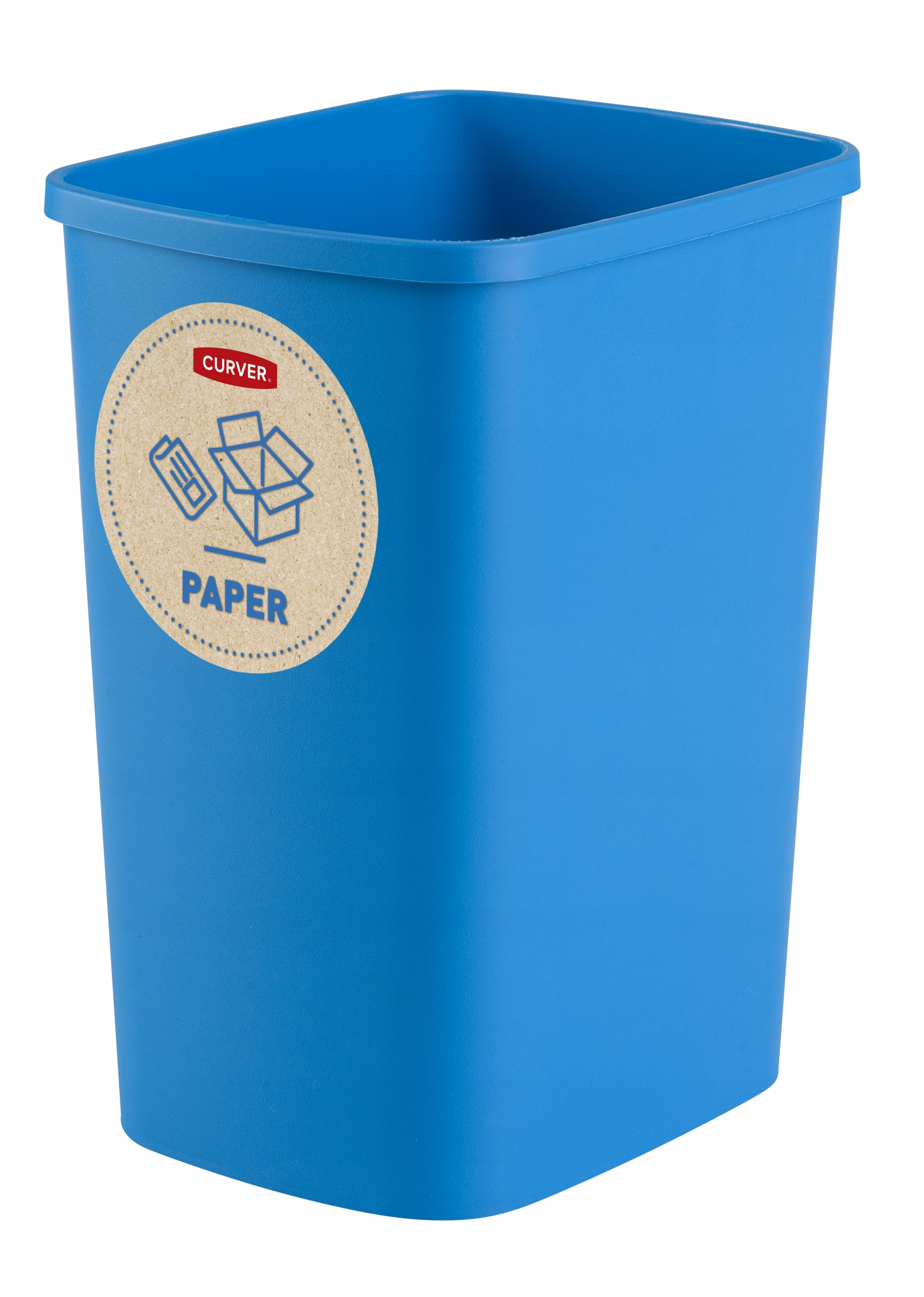 Deco Flip Bin 3x25L mėlynas/žalias/geltonas atliekų kibiras be dangčio