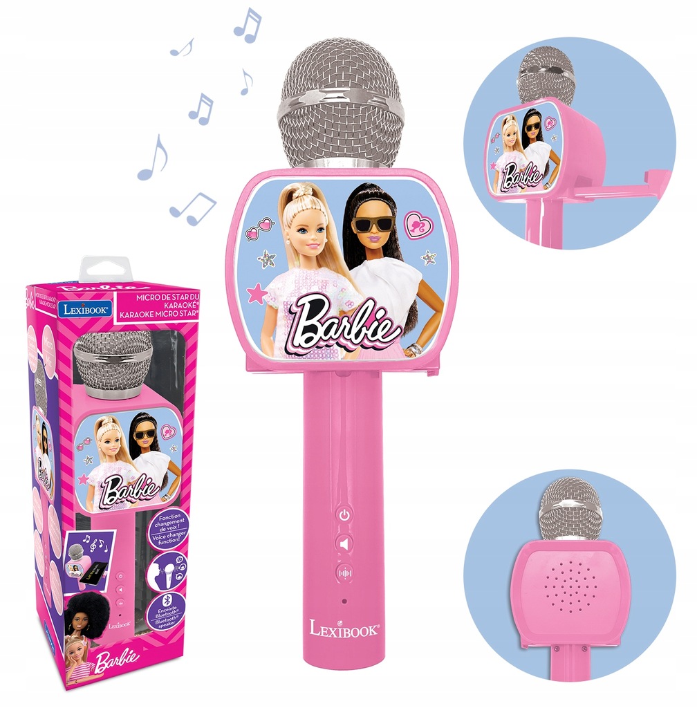 Barbie karaokės mikrofonas mic240bb