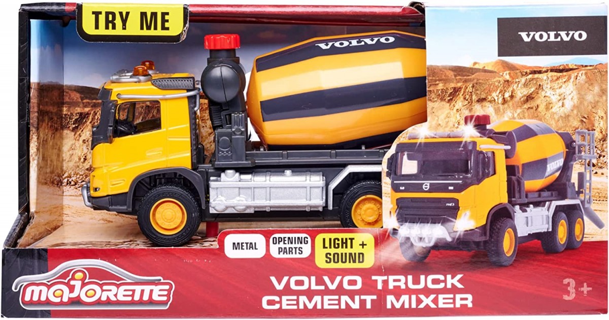 Didelė volvo mašina mojorette betoniarka 19 cm