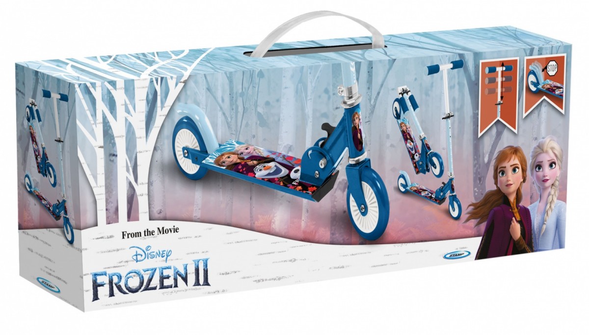 Dviejų ratų paspirtukas su frozen ii dizainu