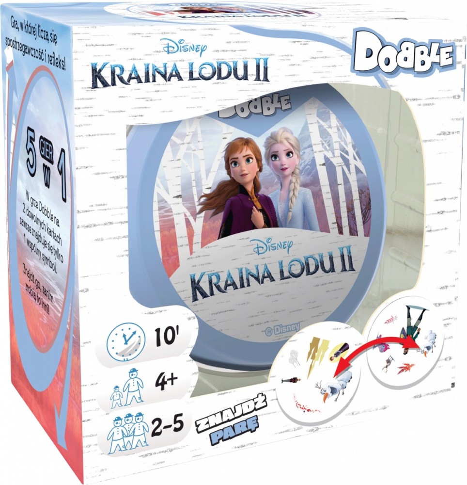 Stalo kortų žaidimas rebel dobble frozen 2(ledo šalis 2) , lenkų kalba