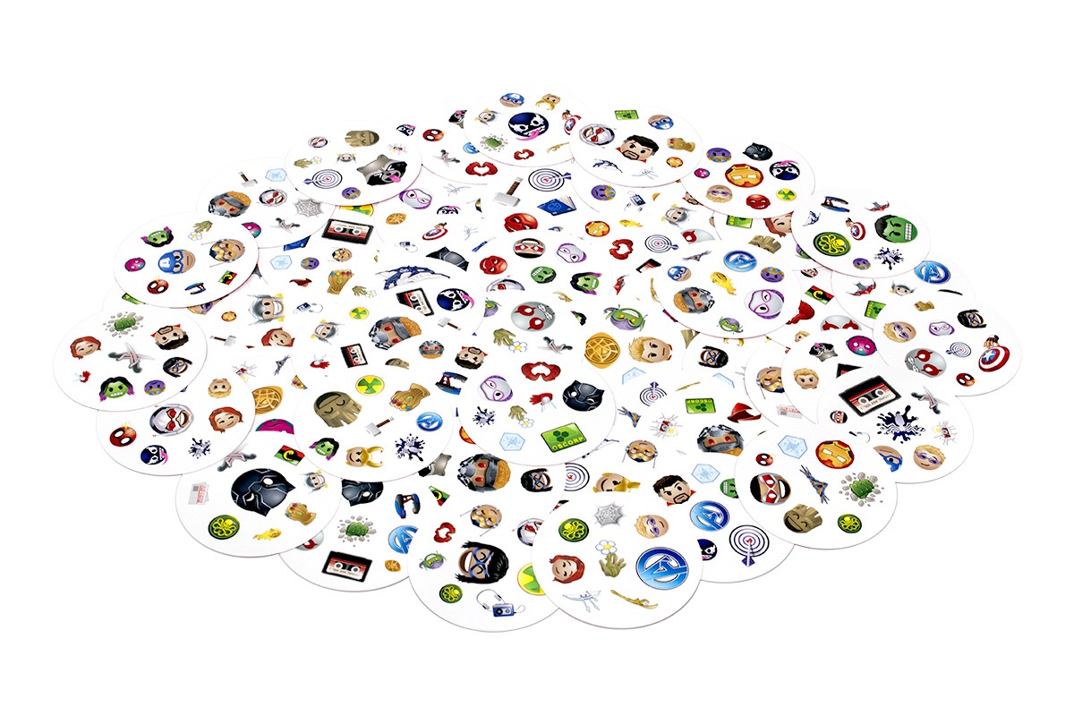 Stalo žaidimas dobble marvel emoji rebel