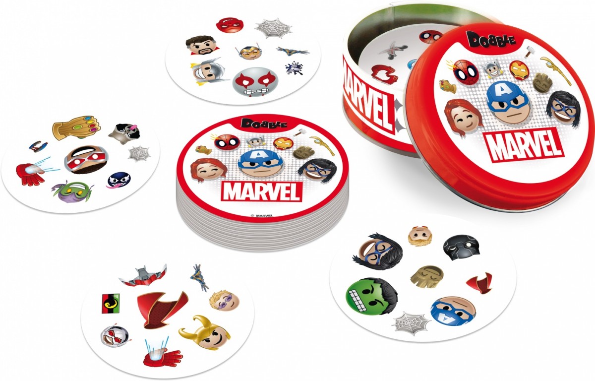 Stalo žaidimas dobble marvel emoji rebel