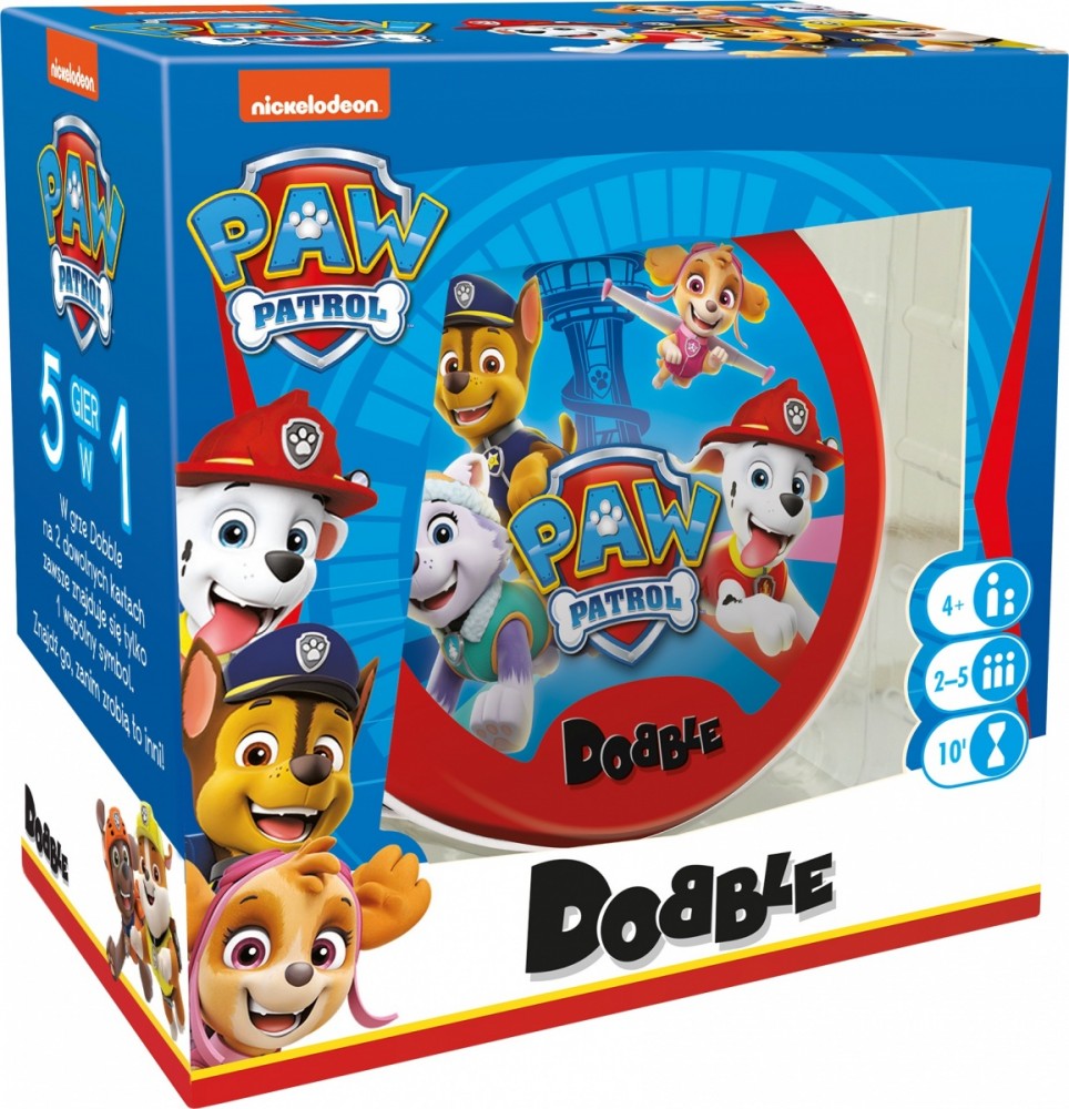 Stalo žaidmas dobble paw patrol, en