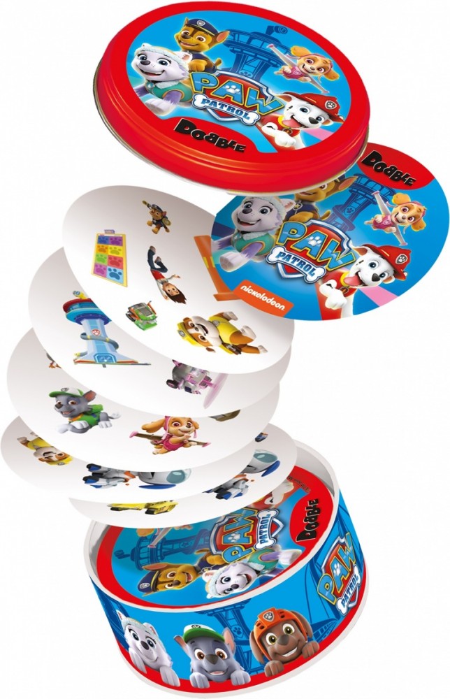 Stalo žaidmas dobble paw patrol, en