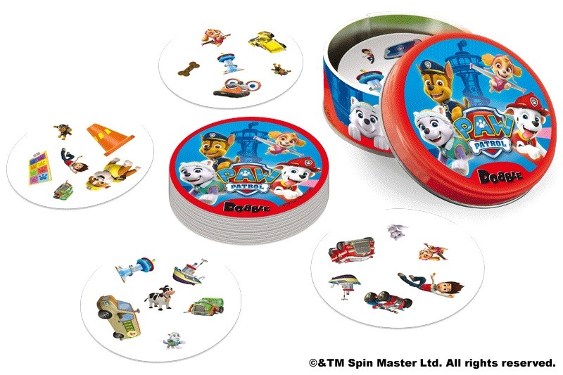 Stalo žaidmas dobble paw patrol, en