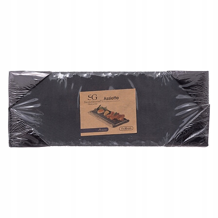 Juodo skalūno padėklas 30x11cm