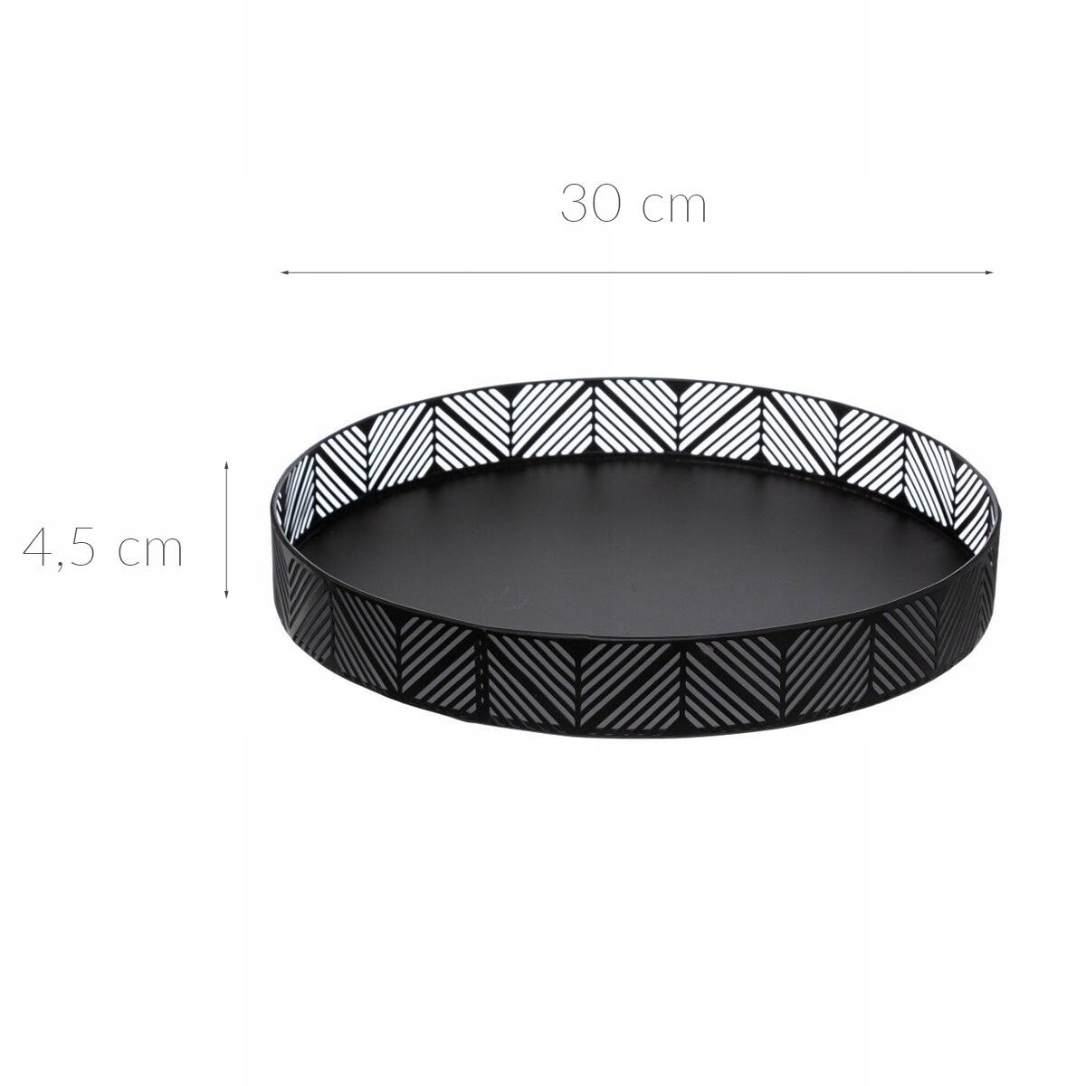Metalinis padėklas Frieze, 30 cm