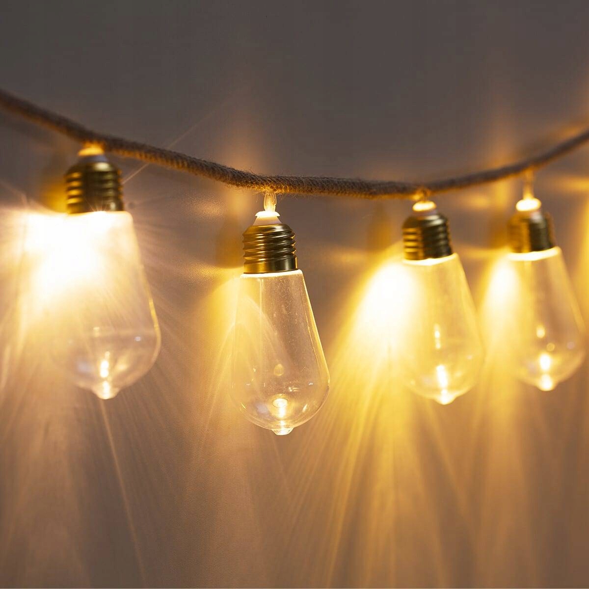 Dekoratyvinė girlianda, 10 LED lempučių, 165 cm