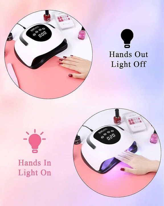 Led+uv lempa sun x9 220 w balta