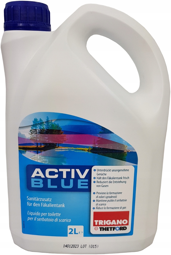 Thetford gamintojo "Trigano Activ Green" 2 l kelioninis tualetinis skystis