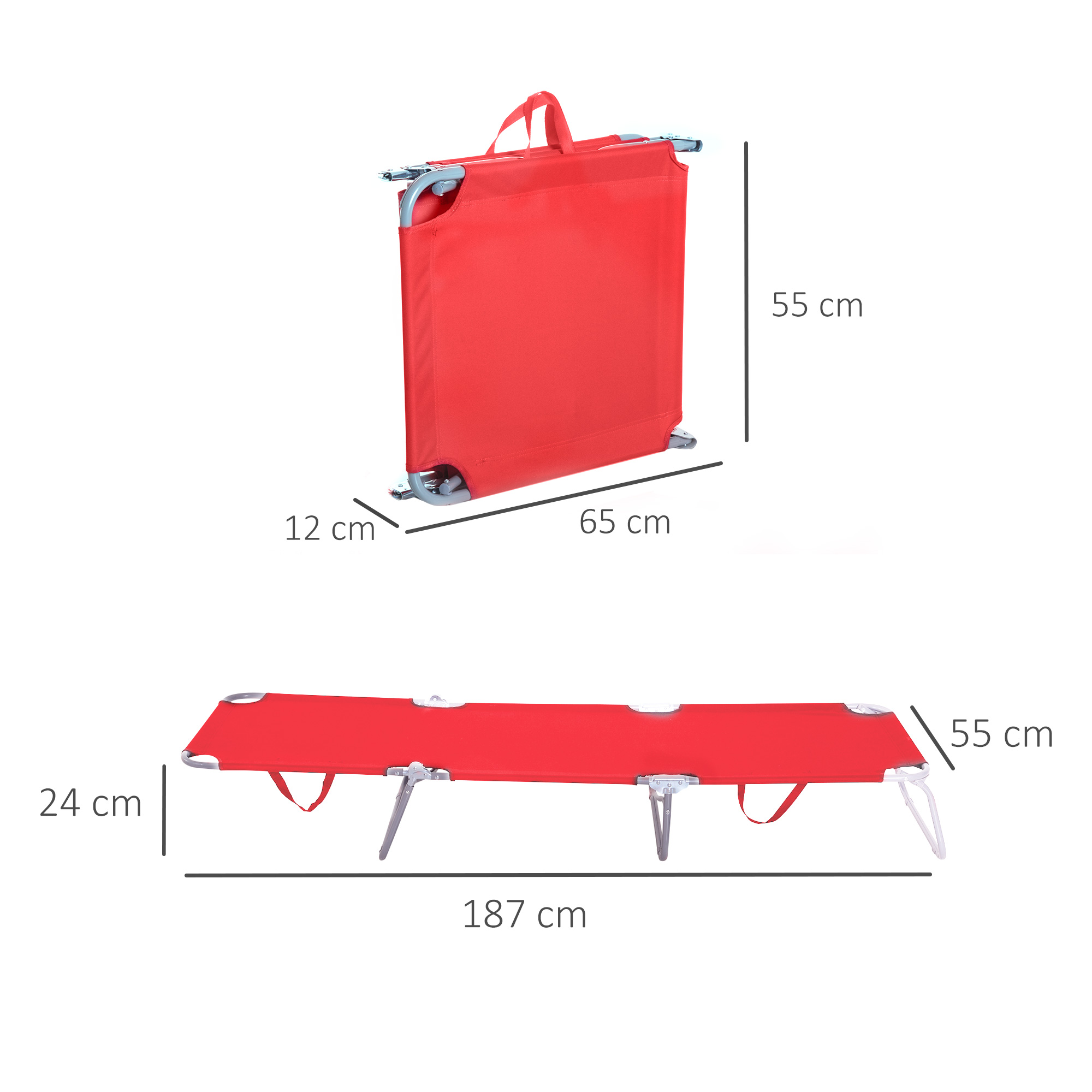 Lauko gultas raudonas 2
