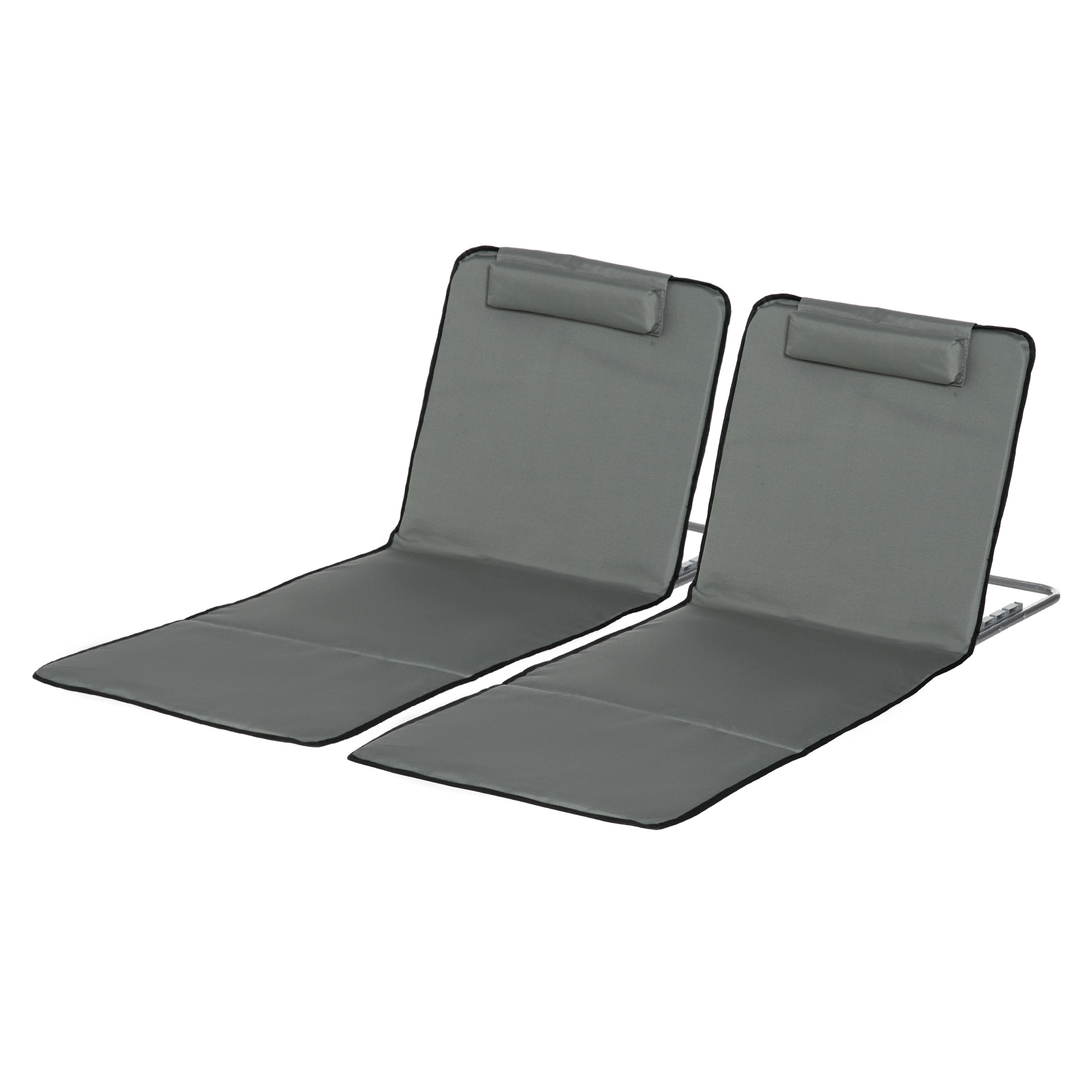 Paplūdimio gultai 124 x 53 x 35–45 cm 2 vnt.