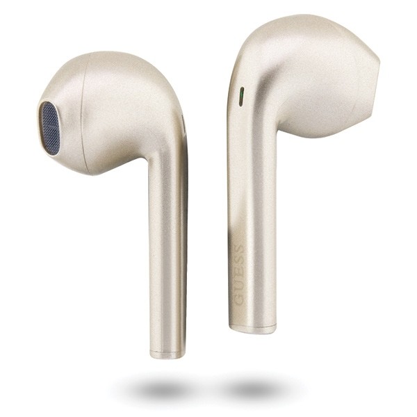 Guess słuchawki bluetooth gutwst26psd tws + stacja dokująca złoty|gold classic est logo