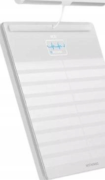Svarstyklės balansinė skalė - withings - kūno skanas - balta - elektrokardiogramas - 180 kg - 50 g gradacija