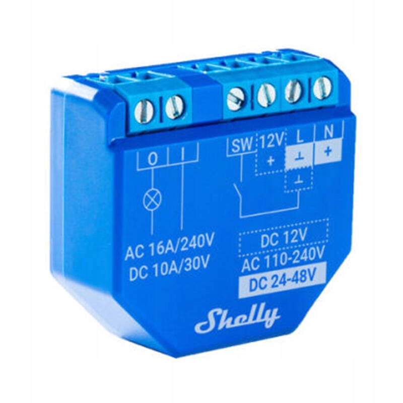 Išmanioji Wi-Fi / Bluetooth relė Shelly PLUS 1