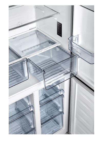 Laisvai pastatomas, dviduris šaldytuvas gorenje nrm8182mx, automatinis atitirpinimas