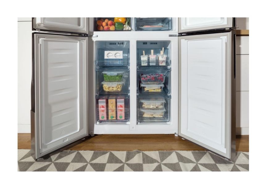 Laisvai pastatomas, dviduris šaldytuvas gorenje nrm8182mx, automatinis atitirpinimas
