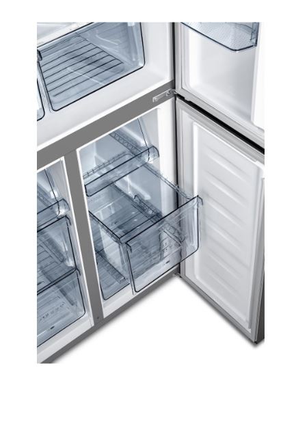 Laisvai pastatomas, dviduris šaldytuvas gorenje nrm8182mx, automatinis atitirpinimas