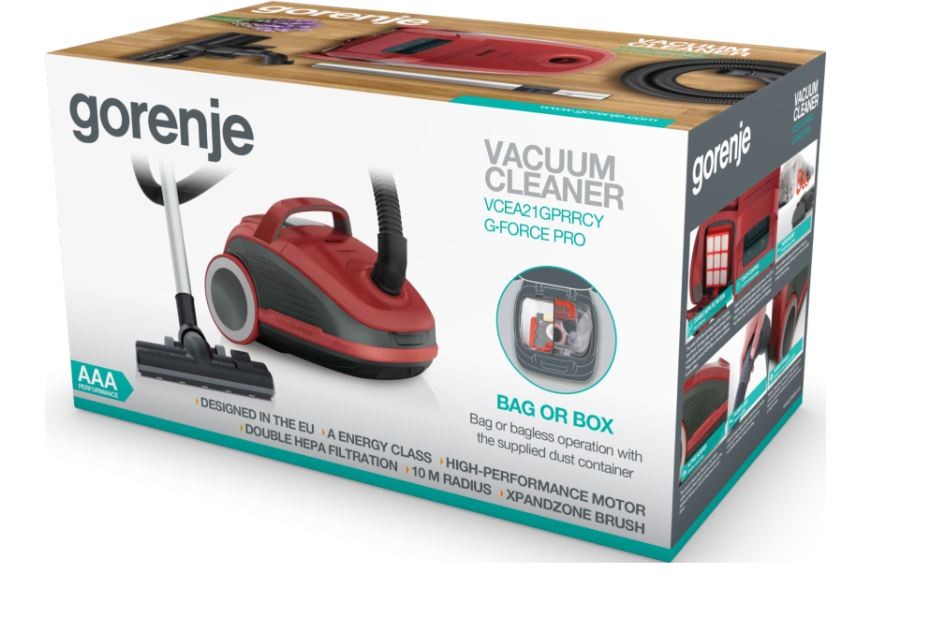 Dulkių siurblys gorenje vcea21gprrcy