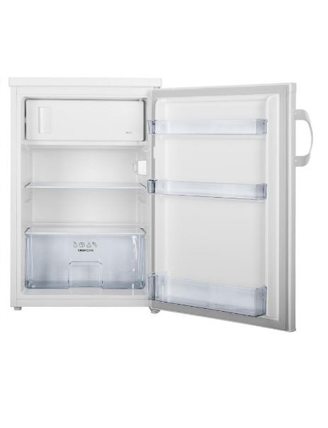 Laisvai pastatomas, šaldytuvas su šaldikliu viršuje gorenje rb492pw, rankinis atitirpinimas