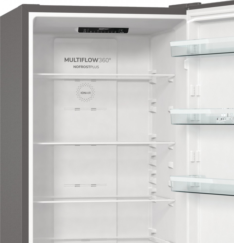 Laisvai pastatomas, šaldytuvas su šaldikliu apačioje gorenje nrk6202es4, automatinis atitirpinimas