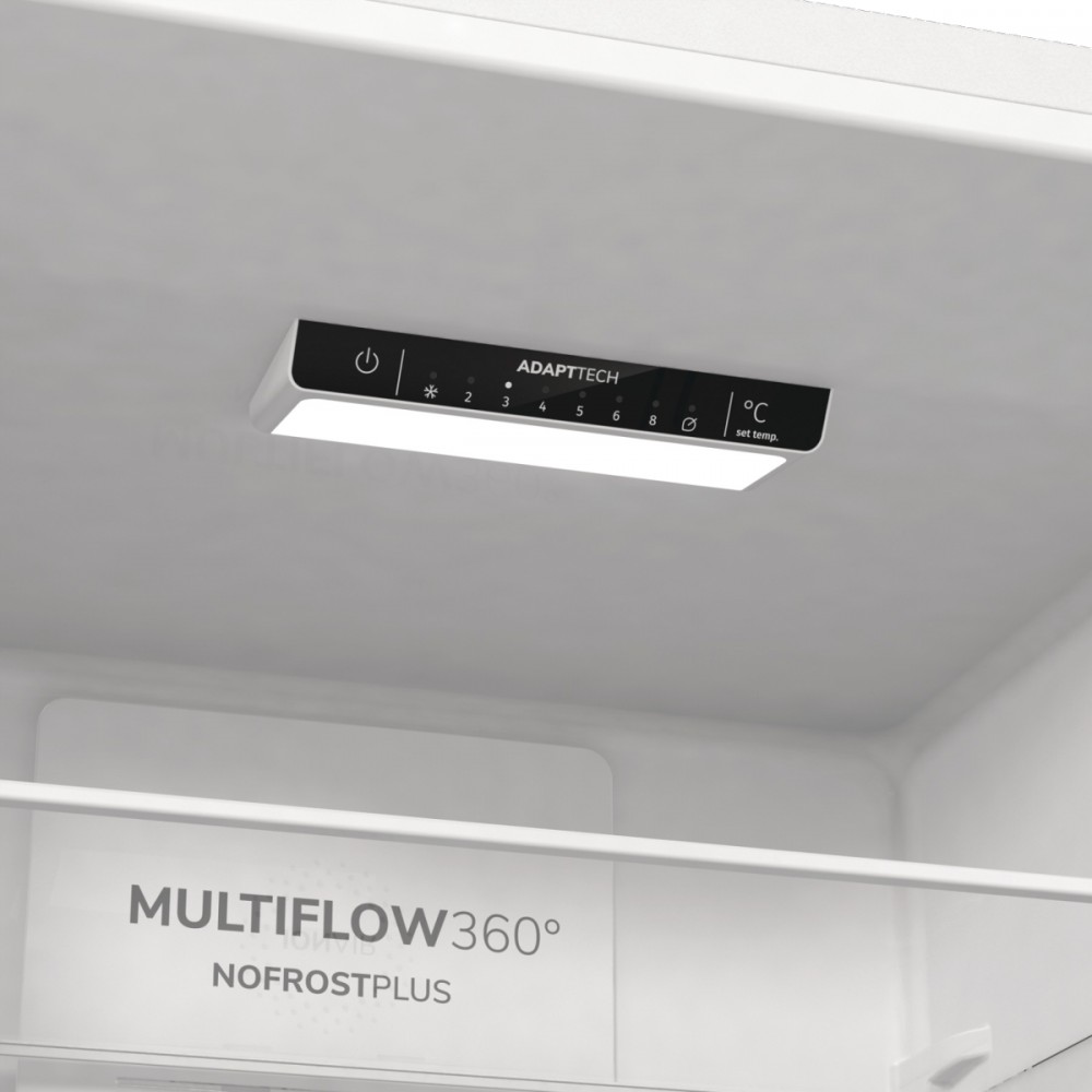 Laisvai pastatomas, šaldytuvas su šaldikliu apačioje gorenje nrk6202ew4, automatinis atitirpinimas