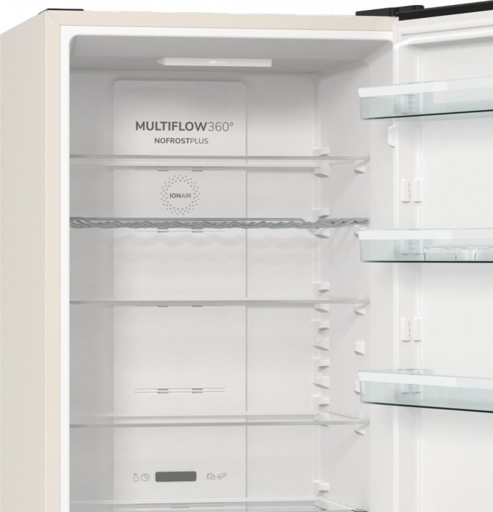 Laisvai pastatomas, šaldytuvas su šaldikliu apačioje gorenje nrk6202ac4, automatinis atitirpinimas