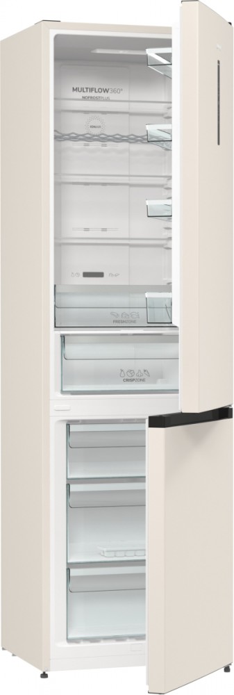 Laisvai pastatomas, šaldytuvas su šaldikliu apačioje gorenje nrk6202ac4, automatinis atitirpinimas