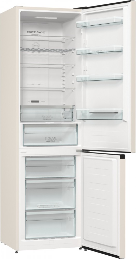 Laisvai pastatomas, šaldytuvas su šaldikliu apačioje gorenje nrk6202ac4, automatinis atitirpinimas
