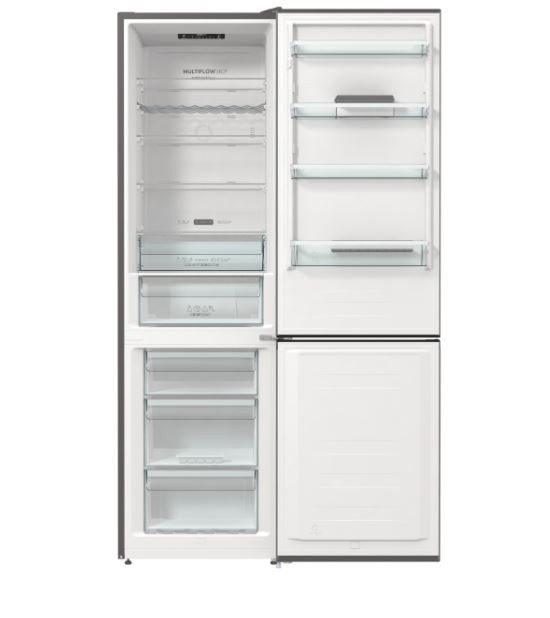 Laisvai pastatomas, šaldytuvas su šaldikliu apačioje gorenje nrc620bsxl4, automatinis atitirpinimas