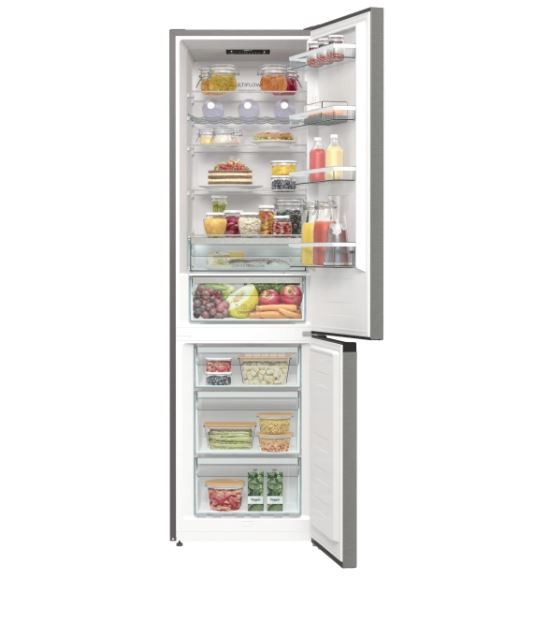 Laisvai pastatomas, šaldytuvas su šaldikliu apačioje gorenje nrc620bsxl4, automatinis atitirpinimas