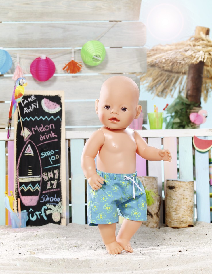 Lėlių aksesuarai paplūdimio šortai zapf baby born