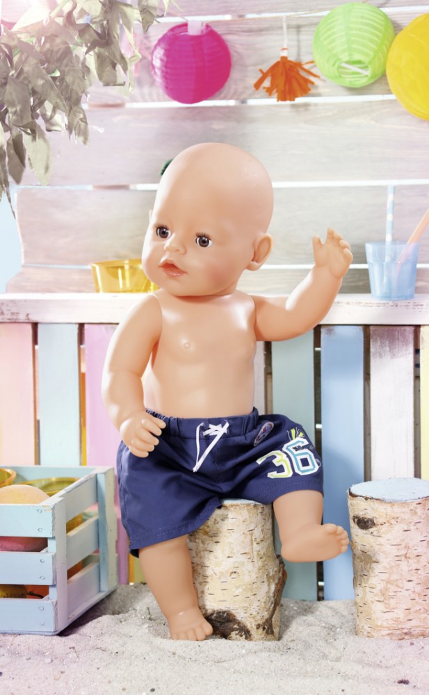 Lėlių aksesuarai paplūdimio šortai zapf baby born