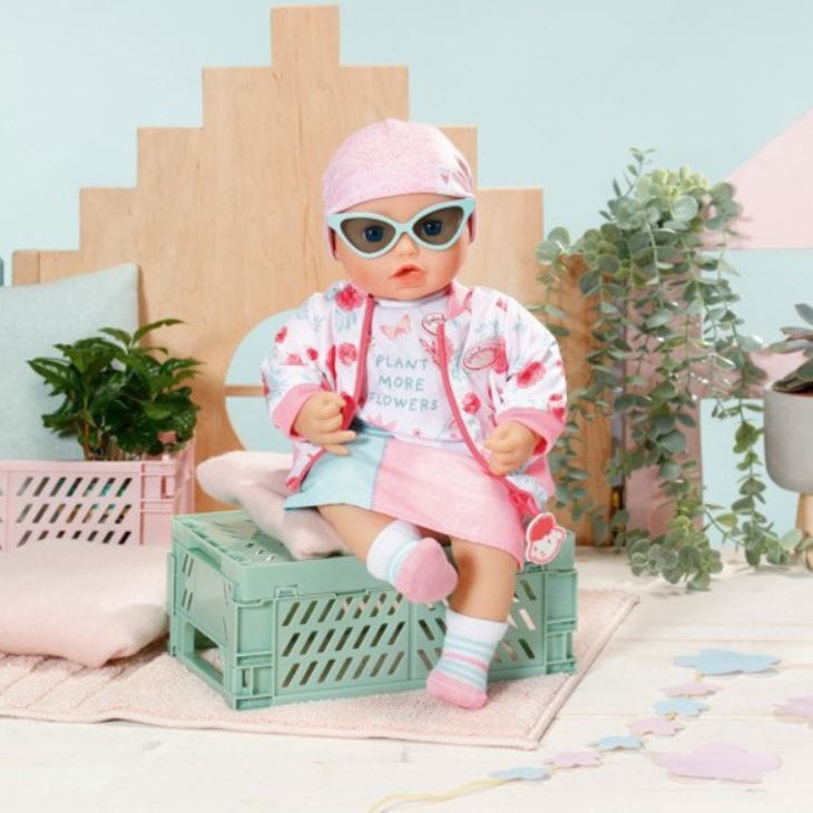 Lėlės drabužiai baby annabell deluxe spring, 43cm