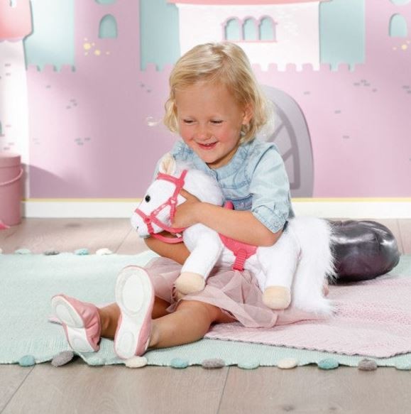 Lėlės ponis baby annabell 36 cm, baltas