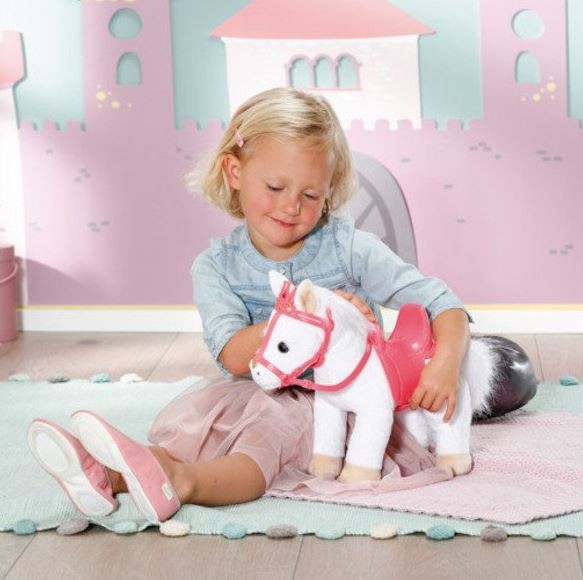 Lėlės ponis baby annabell 36 cm, baltas