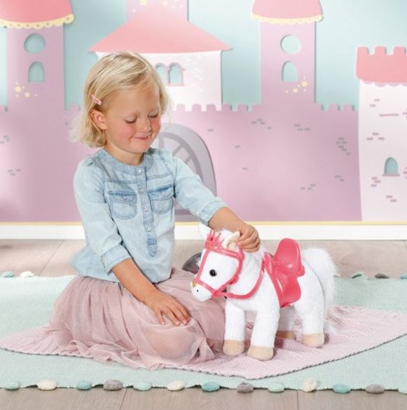 Lėlės ponis baby annabell 36 cm, baltas