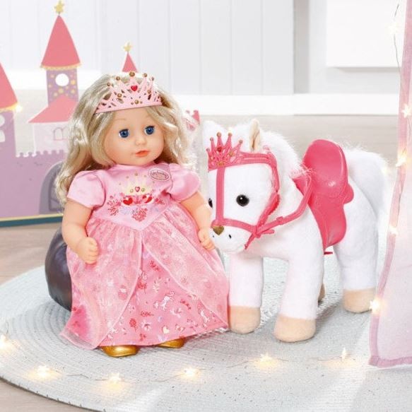 Lėlės ponis baby annabell 36 cm, baltas