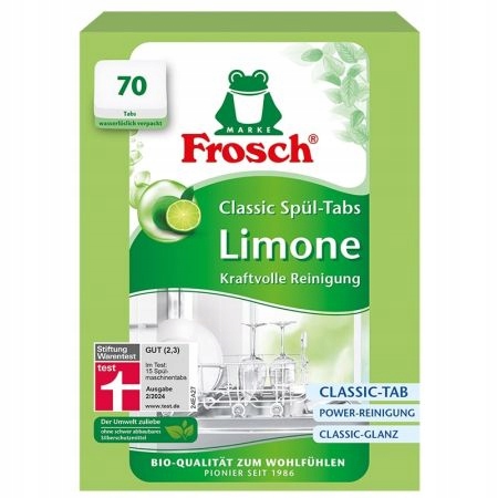 Frosch klasikinės indaplovės kapsulės, 70 vnt.