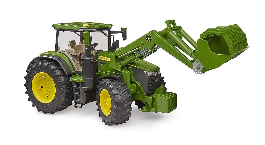 Traktorius su priekiniu krautuvu bruder 03151 john deere 7r 350
