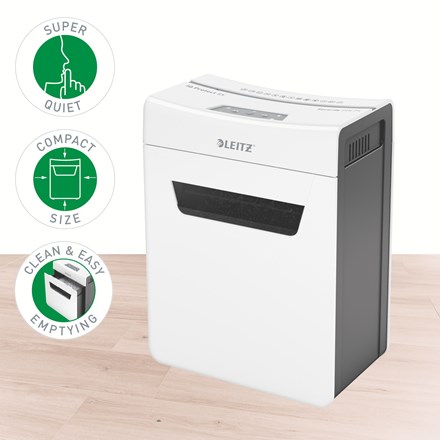 Popieriaus smulkintuvas leitz iq protect premium 80910000