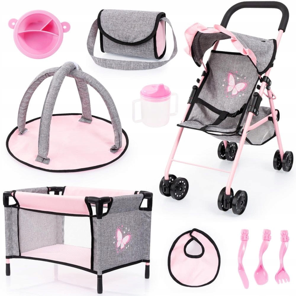 Bayer buggy lėlių vežimėlis rinkinys