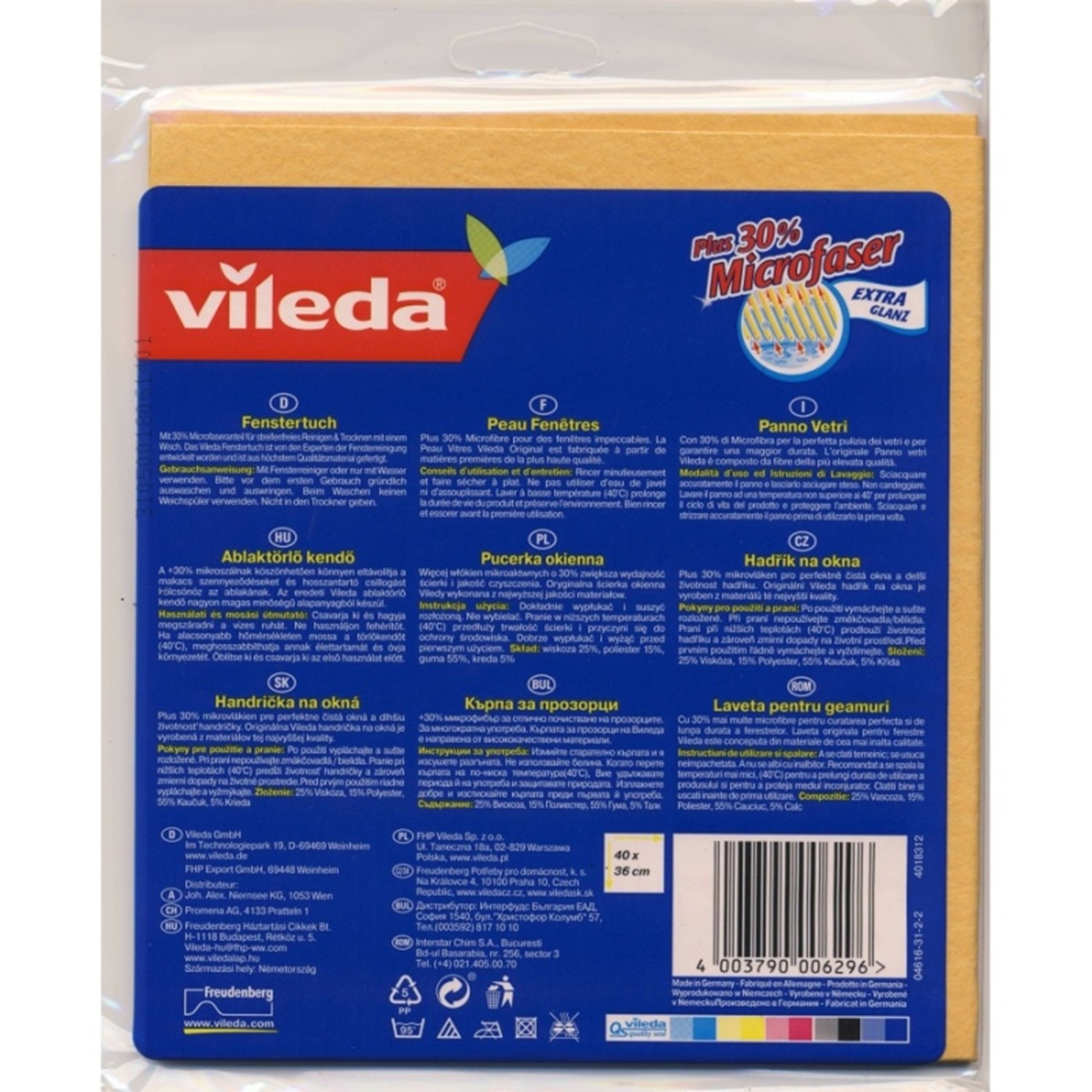 Vileda Langų šluostė