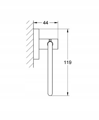 Grohe Essentials New tualetinio popieriaus laikiklis 40689001