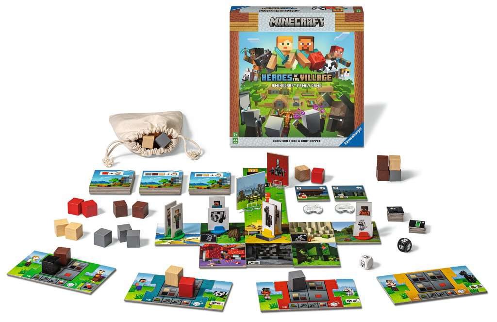 Stalo žaidimas ravensburger minecraft heroes pl/cs/sk/hu/ru 20936